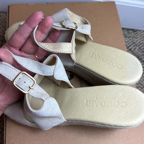 NWOT - CORDANI, Elenor - Beige Suede Sling Back Espadrille - Size 41 (9.5/10 US) - Picture 12 of 16